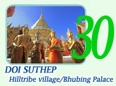 Doi Suthep, hilltribe village, Bhubing Palace