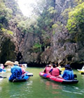 Canoeing and discovery at Thamtalu Cave : JC Tour Phuket