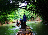 Bamboo Rafting and Mini Zipline