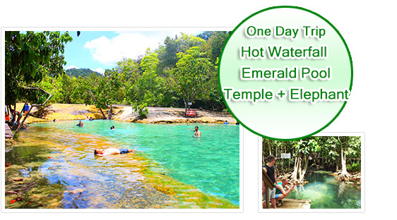 Hot Spring Waterfall Emerald Pool Tiger Cave Temple