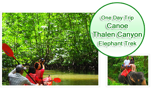 Talen canyon canoeing
+ elephent trekking