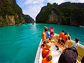 PP Maya Bamboo Island by Speed Boat