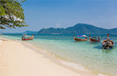 Longtail Boat Charter Island Day. Bon Island from Phuket