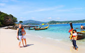 Longtail Boat Charter Coral Island