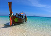 Longtail Boat Charter Coral Island