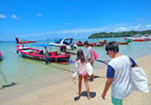 Longtail Boat Charter Coral Island