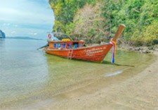 Charter Longtail Boat Sunset 2Islands : JC Tour