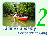 Talen canyon canoeing
+ elephent trekking