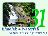 Khao-Lak Mountain + Waterfall + Safari Trekking