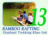 Khao Sok Bamboo Rafting