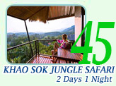 Khaosok Jungle Safari 2 Days 1Night