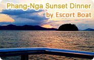 Phang-Nga Sunset Dinner by Escort Boat