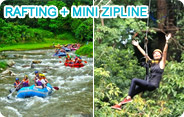 White Water Rafting and Mini Zipline White Water Rafting and Mini Zipline