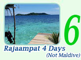 Rajaampat 4 days 3 Nights. (Not Maldive)