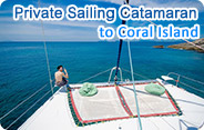Private Sailing Catamaran to Coral Island Private Sailing Catamaran to Coral Island