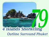 4 Islands Snorkeling Phuket