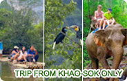 Trip From Khao-Sok only Trip From Khao-Sok only