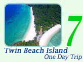 Twin Beach Island One Day Trip