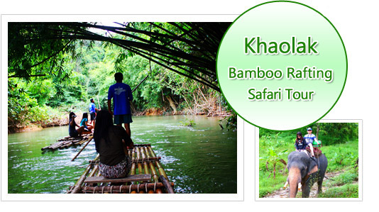 Khaolak bamboo rafting