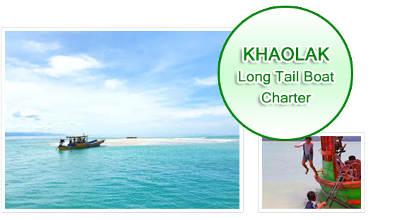 Longtail boat charter - Khao Lak.